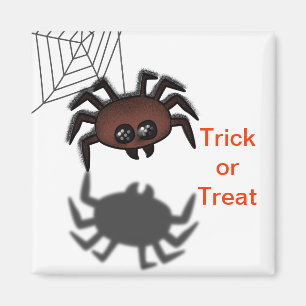 Lwood Spinne Halloween Magnet