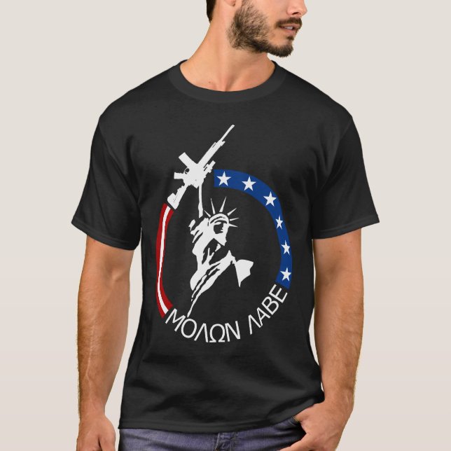 LWRC M6A3 - MOLON LABE T-Shirt (Vorderseite)