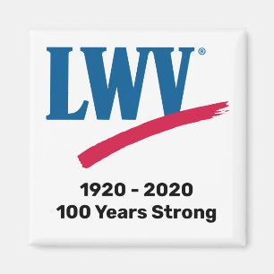 LWV 100 Jahre starkes Square Magnet
