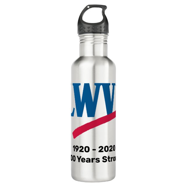 LWV Wasserflasche Edelstahlflasche (Vorderseite)