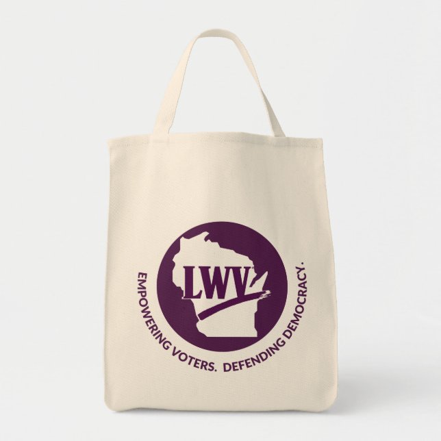LWV Wisconsin Tote Bag Tragetasche (Vorne)