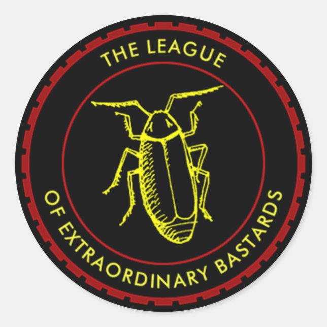 LXB-Sticker Runder Aufkleber (Vorderseite)