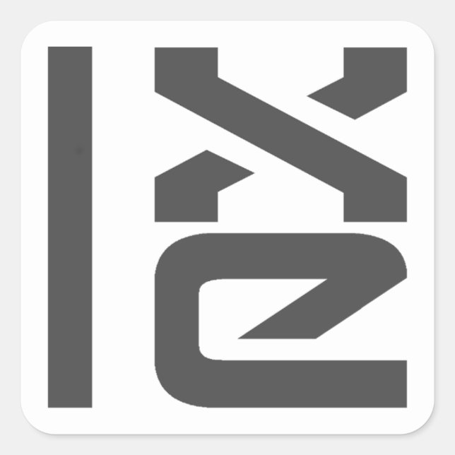 LXLE Linux-Abzeichen Quadratischer Aufkleber (Vorderseite)