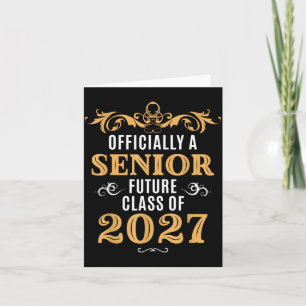 Ly A Senior Future Cl 2027 Vintage Erster Tag Karte
