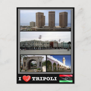 LY Libyen - Tripolis - Postkarte