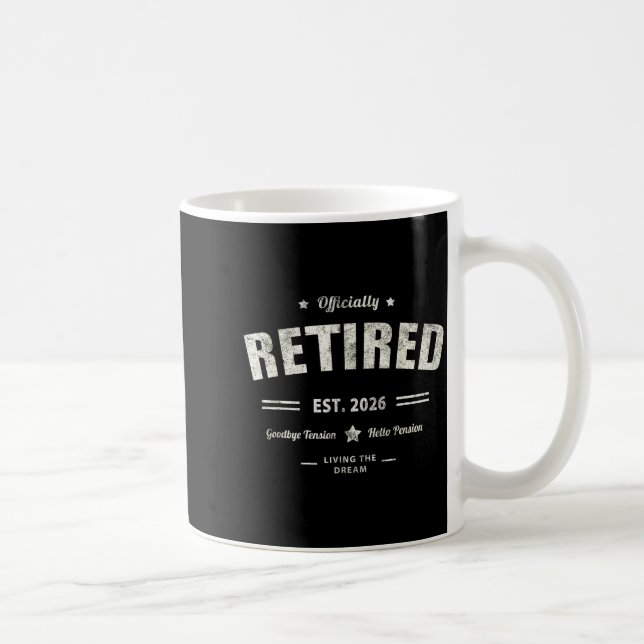 Ly Retired 2026 Mother Vacation Mom Holiday Keepsa Kaffeetasse (Rechts)