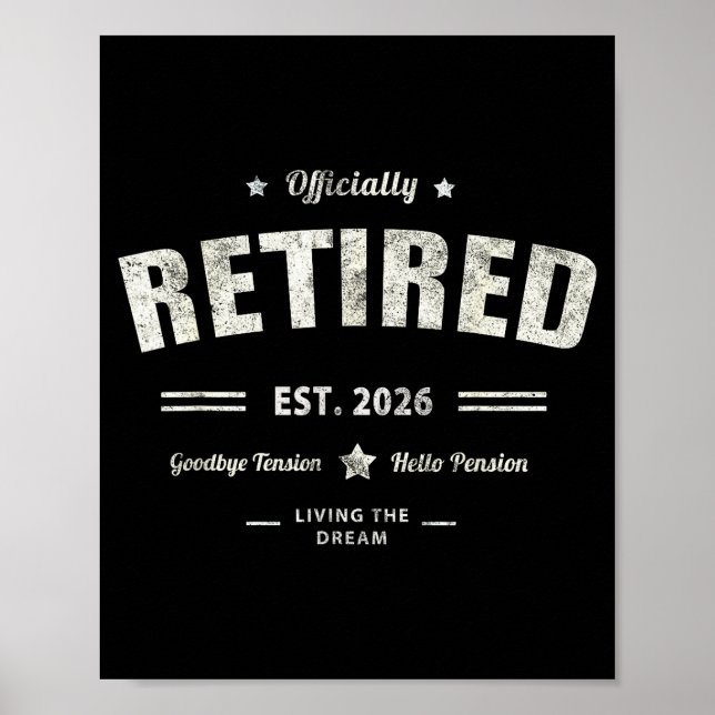 Ly Retired 2026 Mother Vacation Mom Holiday Keepsa Poster (Vorne)