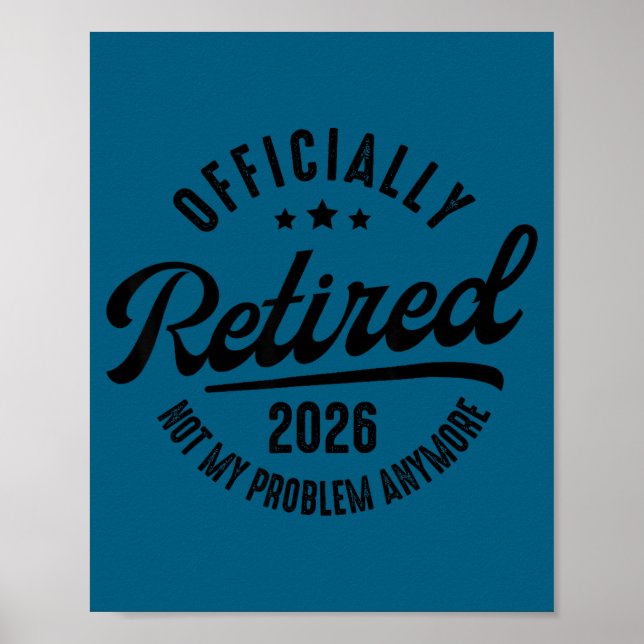 Ly Ruhestand Nicht Mein Problem Mehr Ruhestand 202 Poster (Vorne)
