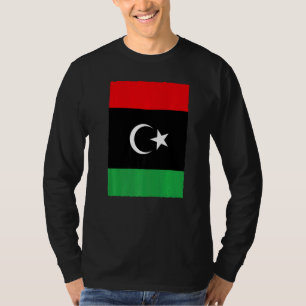 Lybian Retro Vintage Nationalflagge Libyen T-Shirt