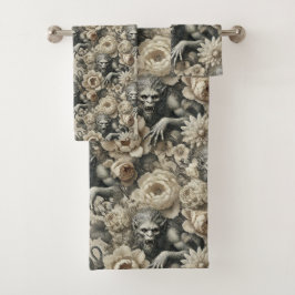 Lycanthropic Splendor - Gothic Viktorianisch Badhandtuch Set