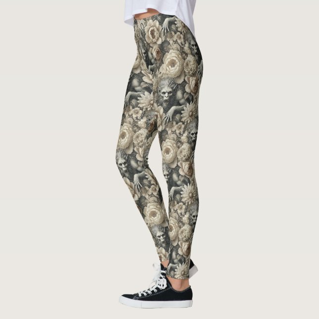 Lycanthropic Splendor - Gothic Viktorianisch Leggings (Links)