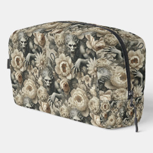 Lycanthropic Splendor - Gothic Werewolf Floral Waschbeutel