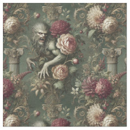 Lycanthropic Verdant - Gothic Classic Tile Stoff