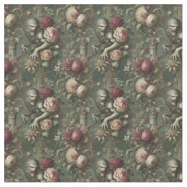 Lycanthropic Verdant - Gothic Dense Tile Stoff