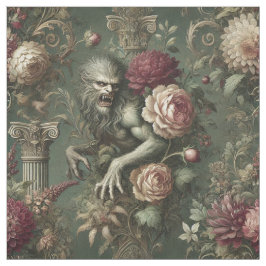 Lycanthropic Verdant - Gothic Statement Tile Stoff