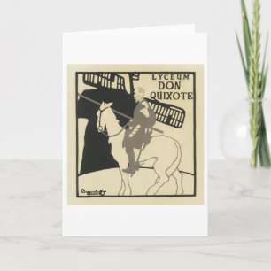 Lyceum Don Quixote, die Beggarstaffs Karte