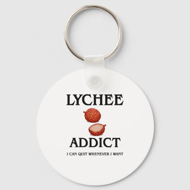Lychee Addict Schlüsselanhänger (Vorderseite)