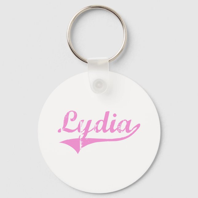 Lydia Classic Style Name Schlüsselanhänger (Vorderseite)