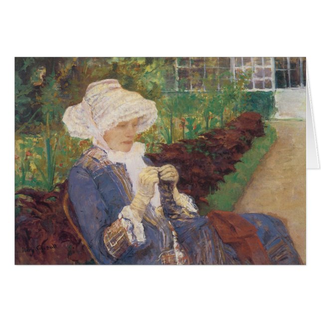 Lydia Crocheting in Garden at Marly, Mary Cassatt (Vorderseite (Horizontal))