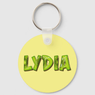 Lydia Name Kiwi Design Schlüsselanhänger