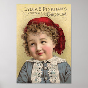 Lydia Pinkhams Gemüsemischung Poster