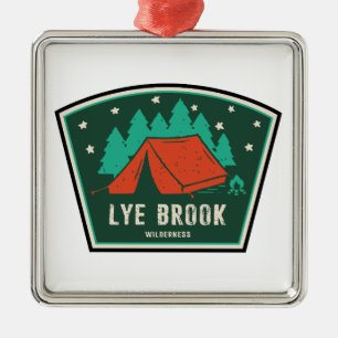 Lye Brook Wilderness Vermont Camping Ornament Aus Metall