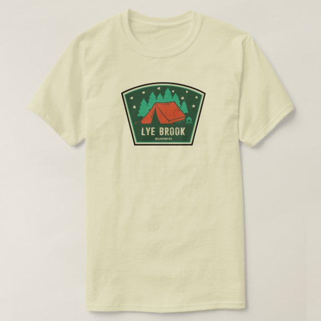 Lye Brook Wilderness Vermont Camping T-Shirt (Design vorne)