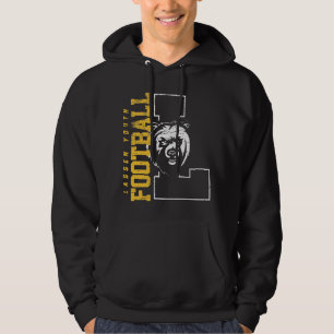 LYFL 01   Männer-weißes Lassen-Logo Hoodie