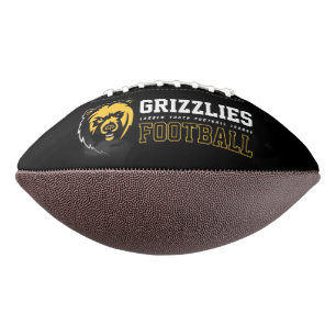 LYFL 03   Weißes Grizzles-Logo Football