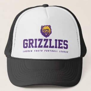 LYFL 14   Lila Grizzles Pro Logo Trucker Hat Truckerkappe