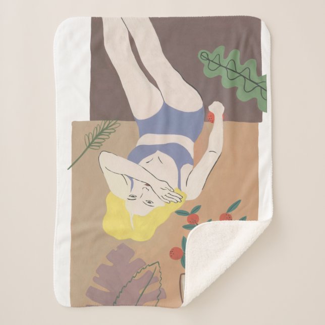 Lying Woman Sherpadecke (Vorderseite)