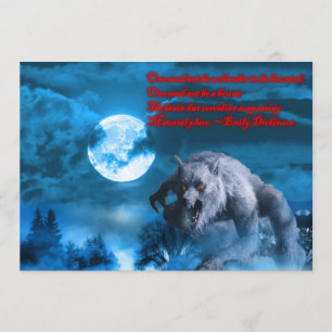 Lykisches Halloween-Party Einladung