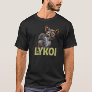 Lykoi-Katze Lykoi-Haustier Exotische Katzenbesitze T-Shirt