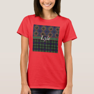 Lyle Clan karierter schottischer Kilt Tartan T-Shirt