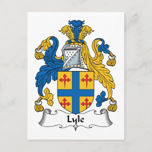 Lyle Family Crest Postkarte