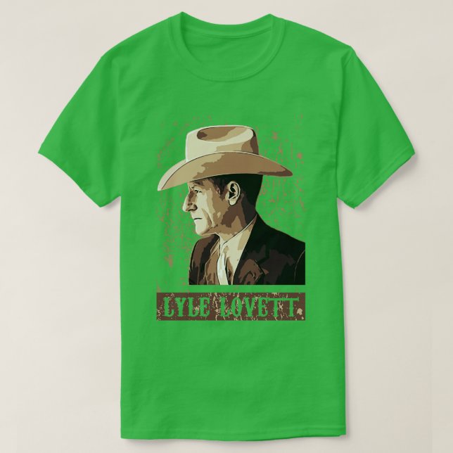 Lyle Lovett T-Shirt (Design vorne)