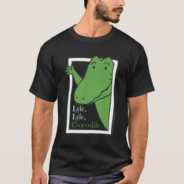 Lyle Lyle Crocodile Waving Croc Illustration T-Shirt (Vorderseite)