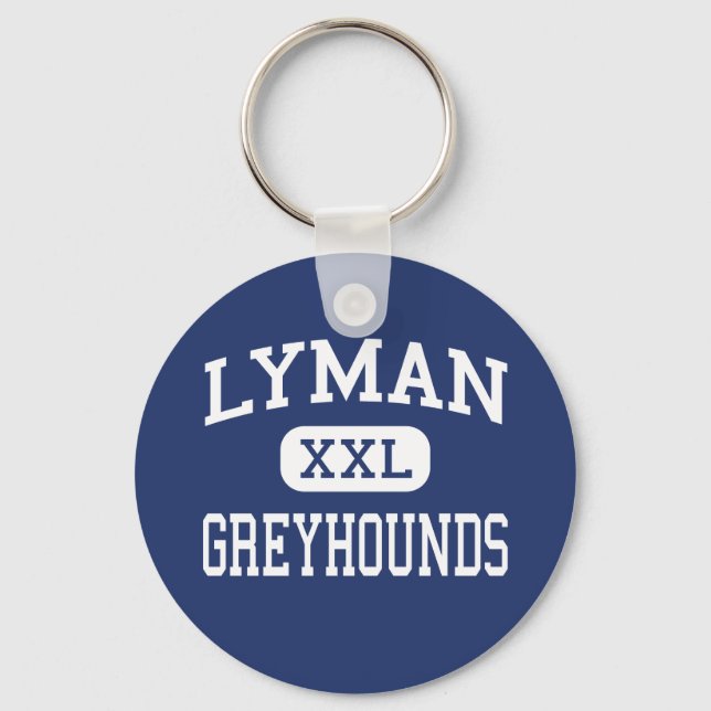 Lyman - Greyhounds - Hoch - Longwood Florida Schlüsselanhänger (Vorderseite)