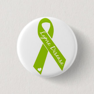 Lyme Bewusstseins-Band-Knopf Button