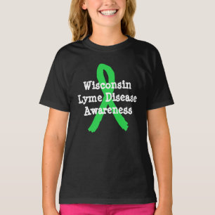 Lyme-Bewusstseins-Shirt für Wisconsin Lymie T-Shirt