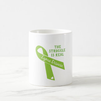 Lyme-Borreliose-Bewusstsein - der Kampf ist Kaffeetasse