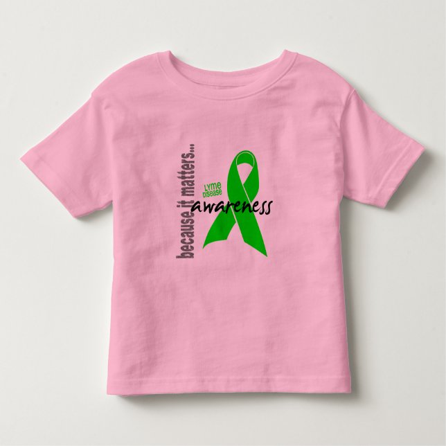 Lyme-Borreliose-Bewusstsein Kleinkind T-shirt (Vorderseite)