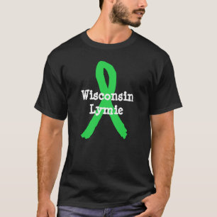 Lyme-Borreliose-Bewusstsein-Shirt für Wisconsin Ly T-Shirt
