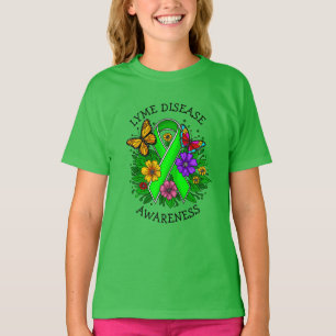 Lyme-Borreliose-Bewusstseins-Schleife T-Shirt