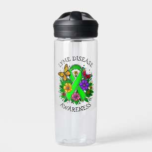 Lyme-Borreliose-Bewusstseins-Schleife Trinkflasche