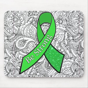 Lyme-Borreliose-Bewusstseins- Sei-stark-Band-Mausp Mousepad
