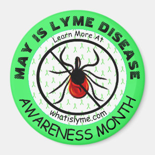 Lyme-Borreliose-Bewusstseinsmonat Anti-Zecken-Magn Magnet