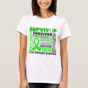Lyme-Borreliose des Überlebend-10 T-Shirt