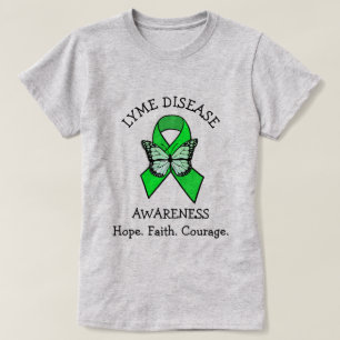 Lyme-Borreliose Hoffnung Glauben Mut T-Shirt