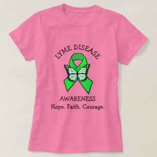 Lyme-Borreliose Hoffnung Glauben Mut T-Shirt